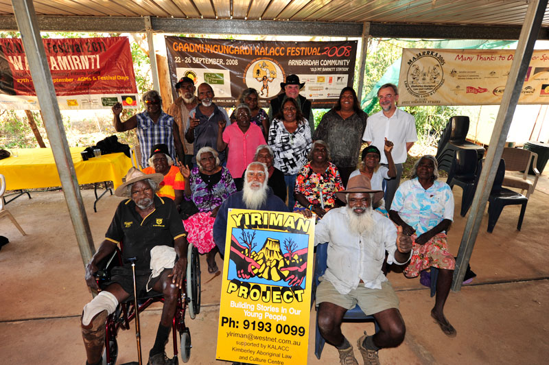 Yiriman cultural bosses with Indigenous Governance Awards judges