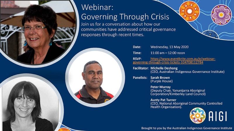 Webinar: Governing through Crisis