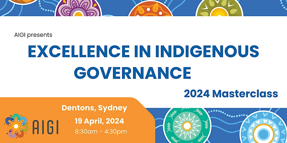 Excellence in Indigenous Governance Masterclass